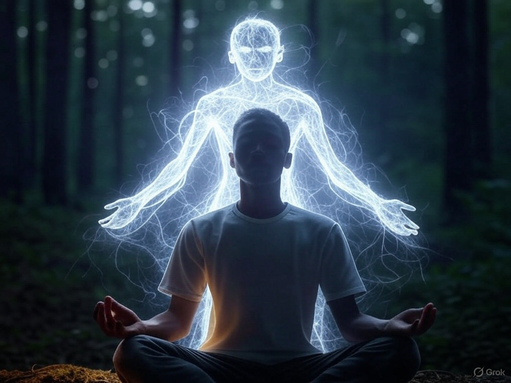 Astralno tijelo, prema ezoterijskim i spiritualnim učenjima, smatra se suptilnim energetskim dvojnikom fizičkog tijela, koji postoji na višem vibracijskom nivou