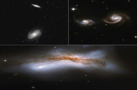 colliding galaxies