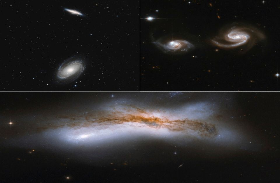 colliding galaxies