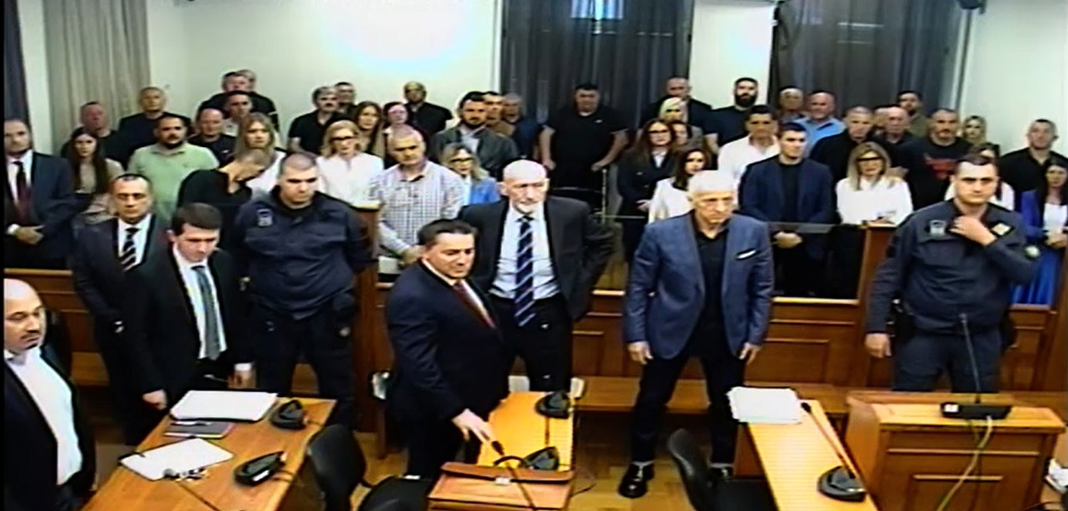 Počeo glavni pretres u predmetu protiv okrivljenih Lazovića, Katnića i Čađenovića