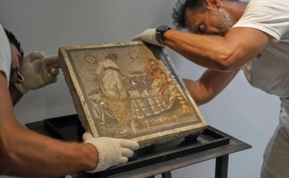 mozaik vracen pompeji