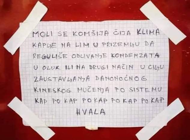 poruka za komsiju poruka za komsiju