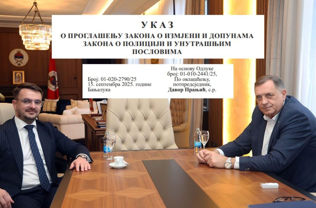 Dodik se zvanično povukao sa čela RS