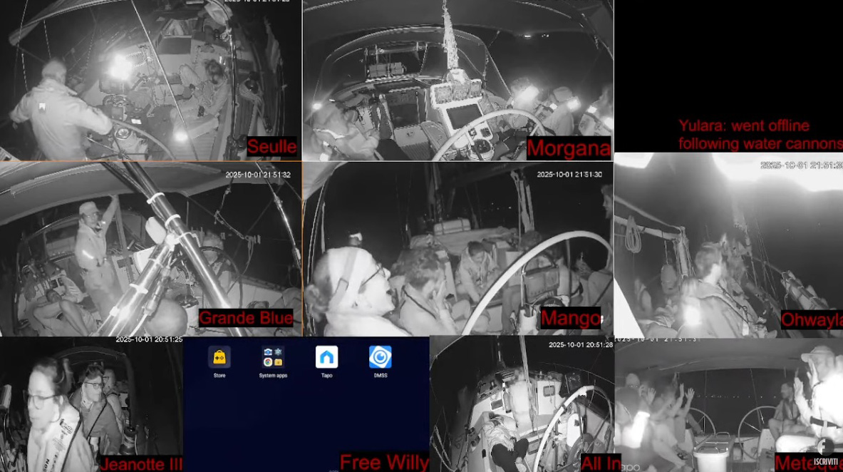 Izraelci se ukrcavaju na brodove flotile Global Sumud