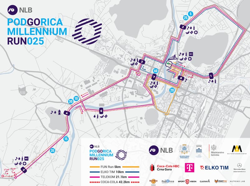 Privremena obustava saobraćaja na više lokacija u Podgorici