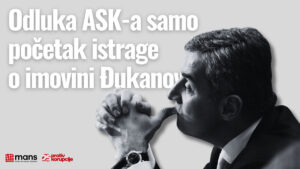 odluka ask a samo početak istrage o imovini Đukanovića 1