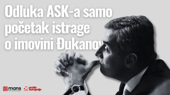 odluka ask a samo početak istrage o imovini Đukanovića 1