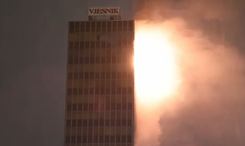 Foto: Screenshot Vatra progutala Vjesnik