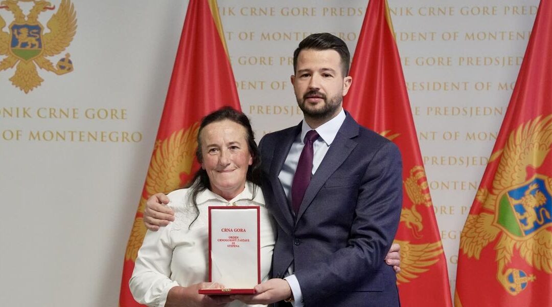 Milatović odlikovao Milevu Garu Jovanović