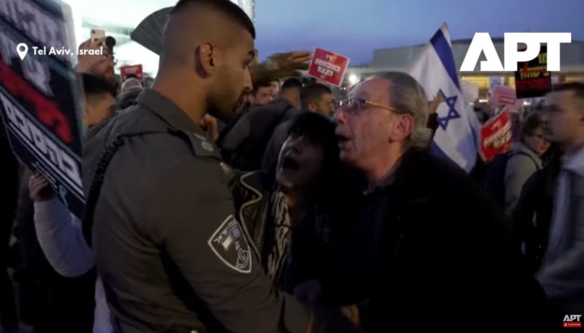 Foto: Screenshot Antiratne demonstracije u Tel Avivu